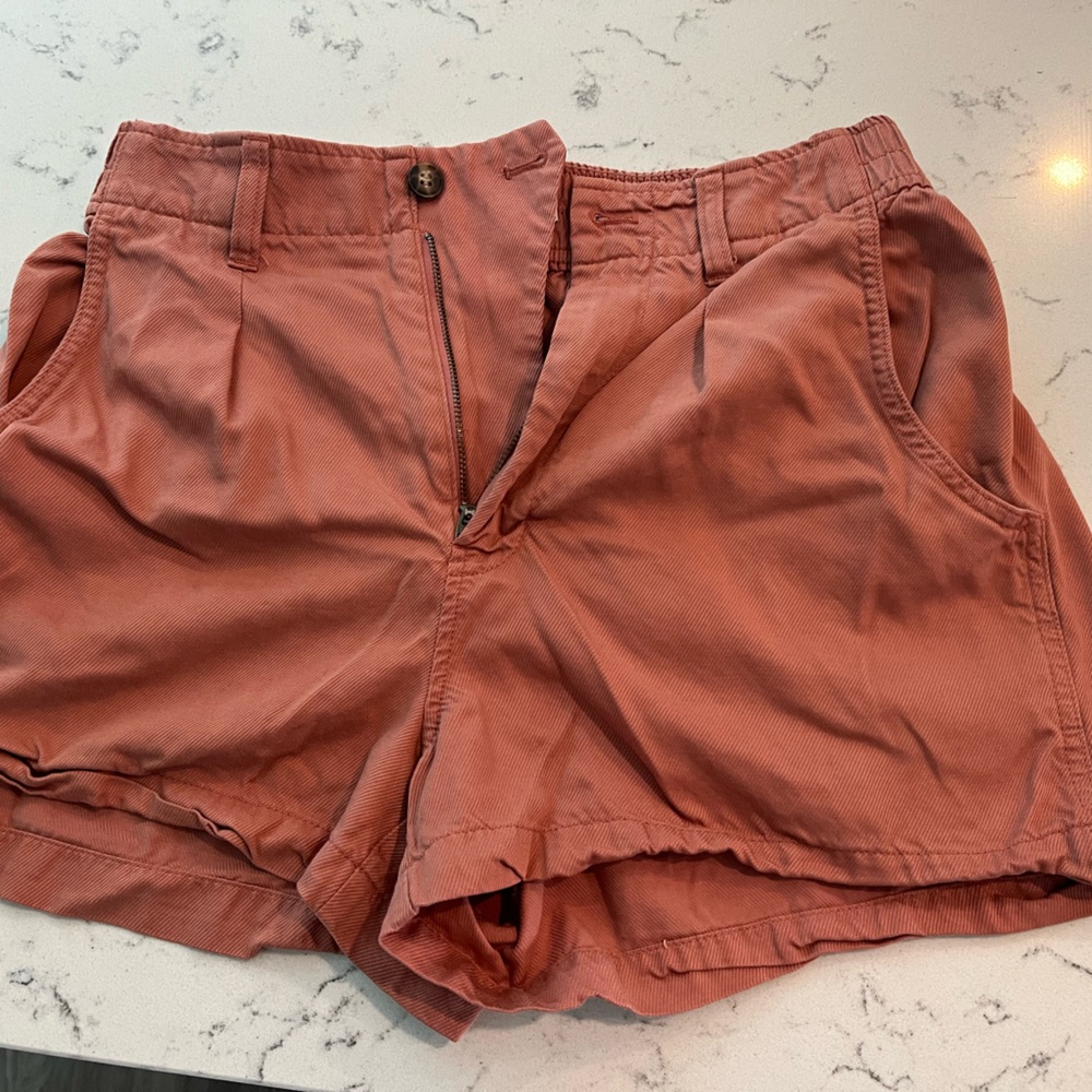 Madewell Brown Cargo Shorts Relaxed Fit